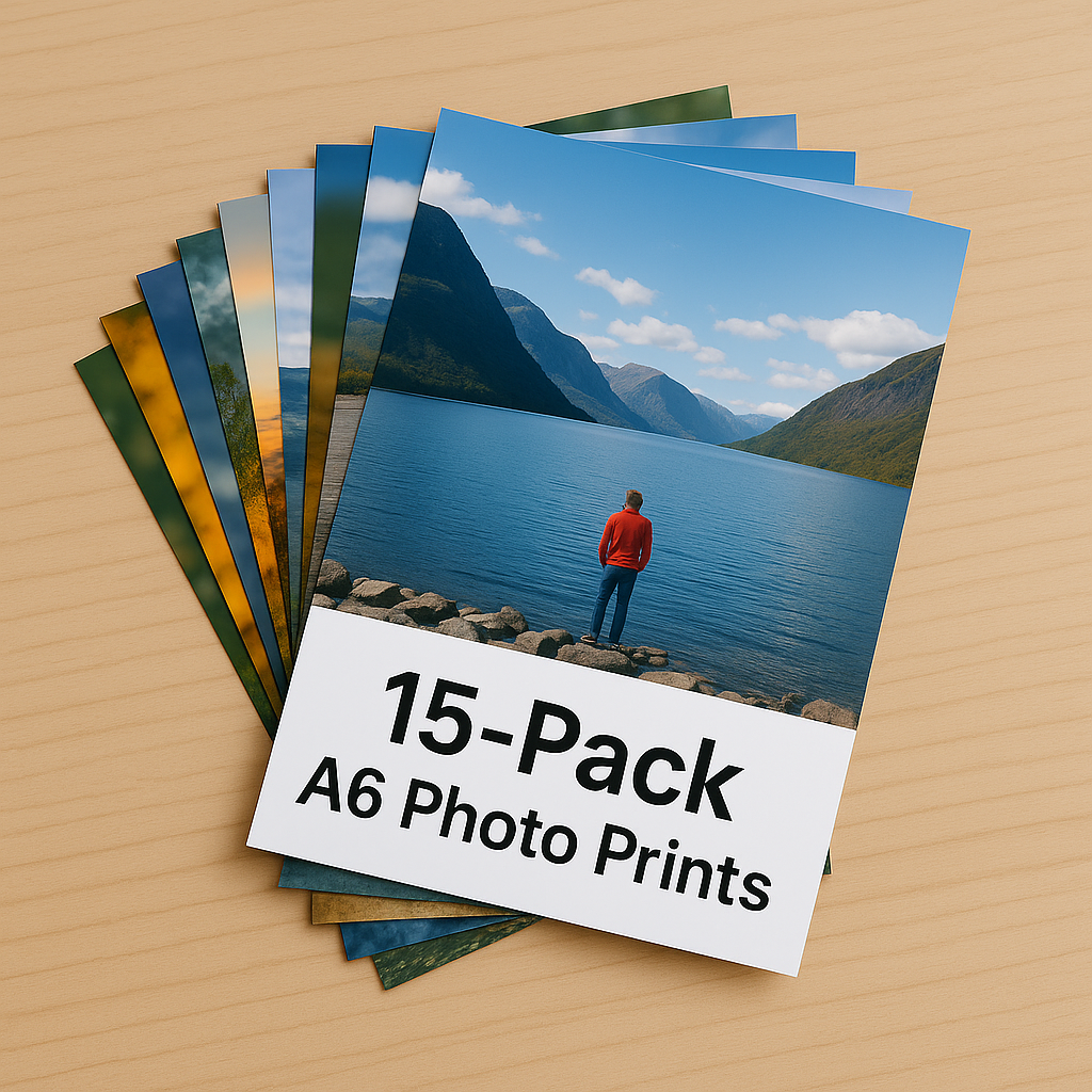Photo Print 6x4 inch (A6) - 15 pack