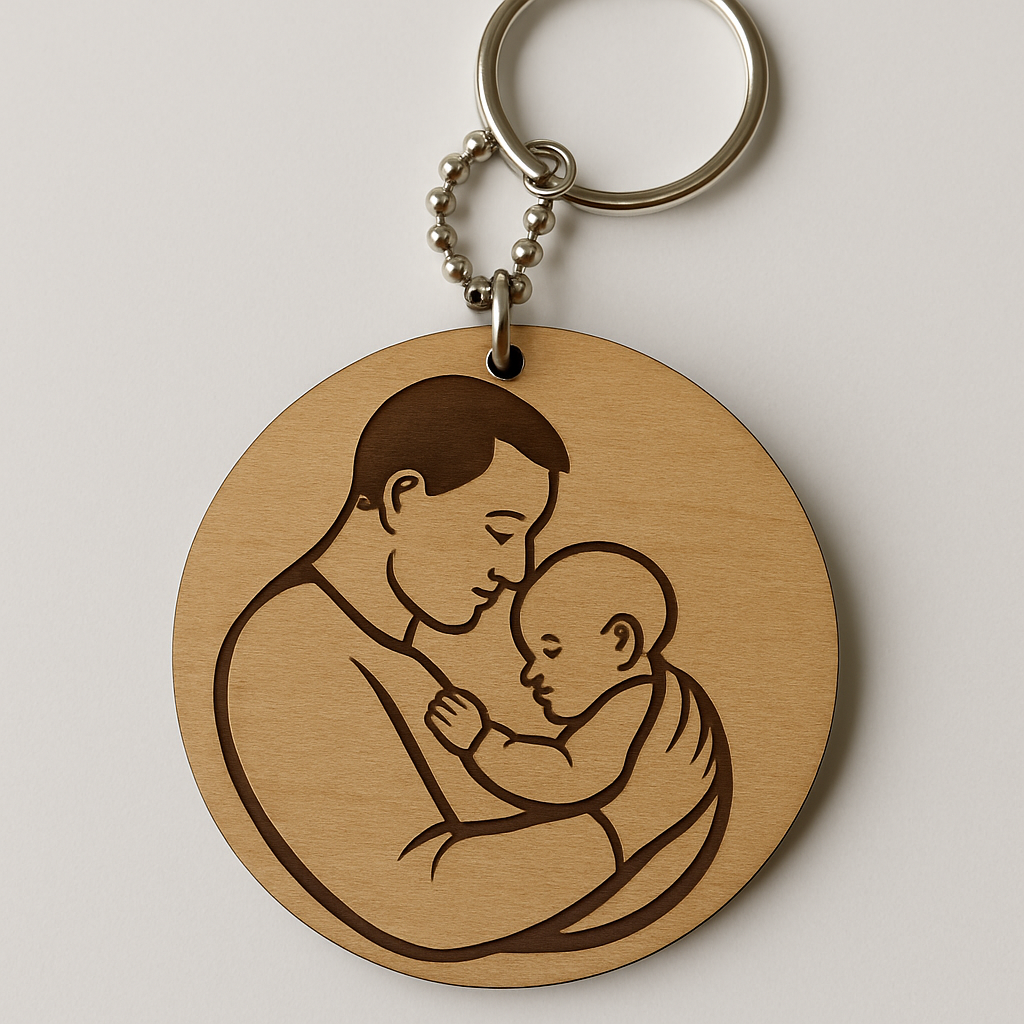 Personalised Keyring with Custom Image