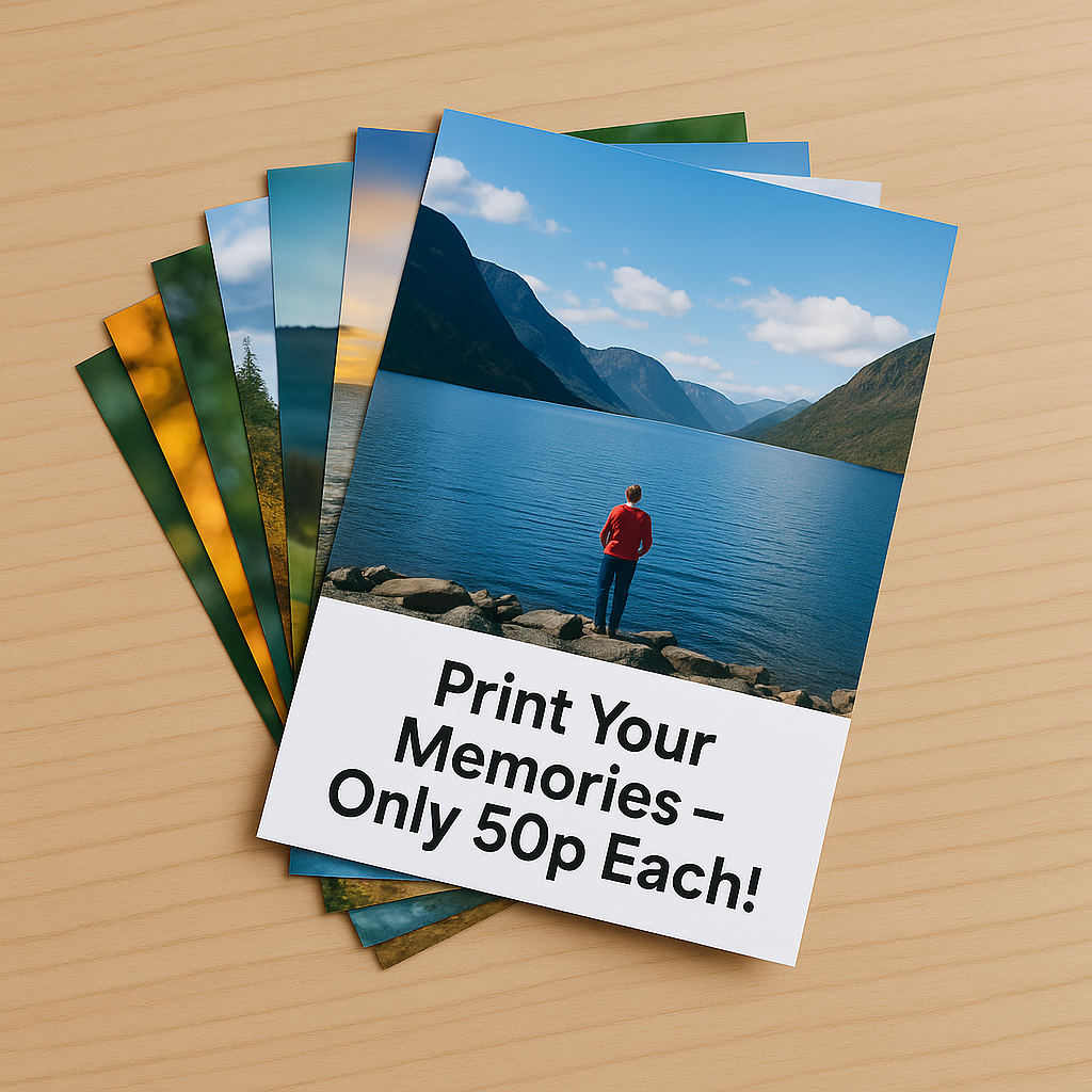 Photo Print 6x4 inch (A6) - Singles - 6 Photos Minimum